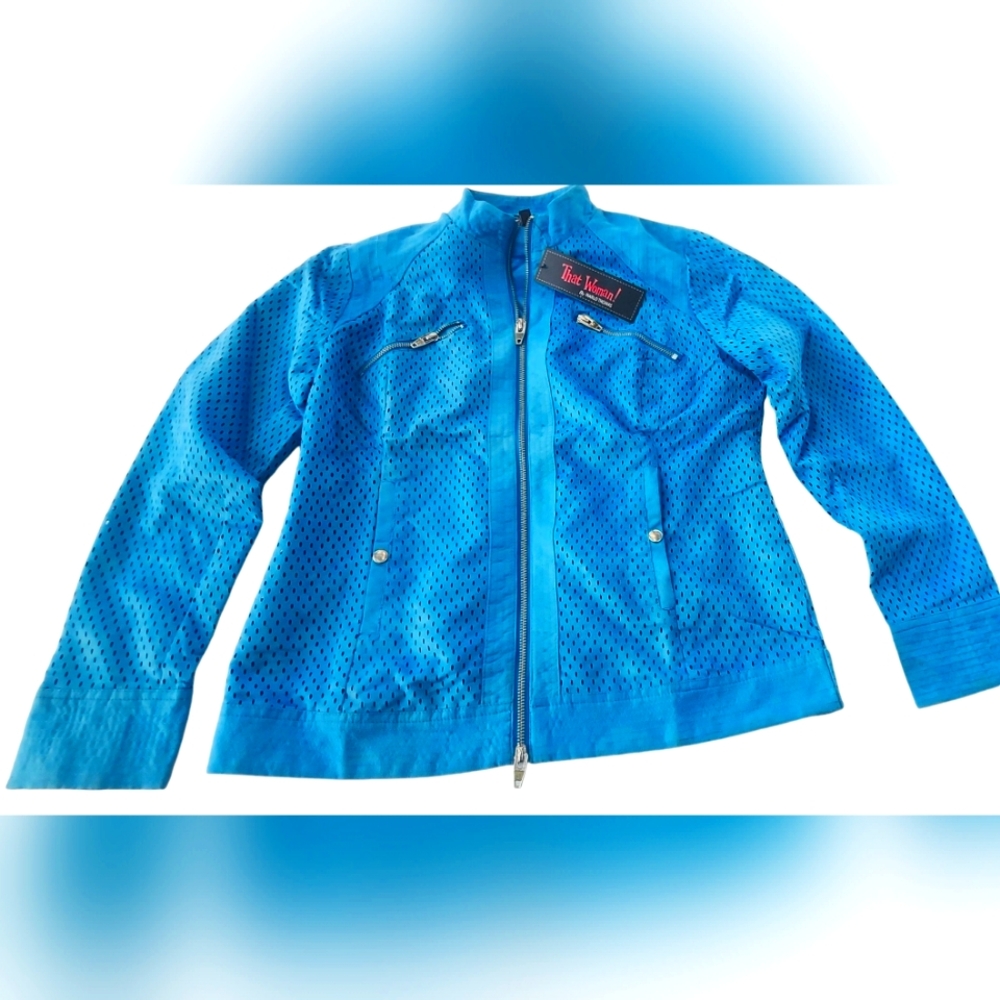 Blue designer jacket